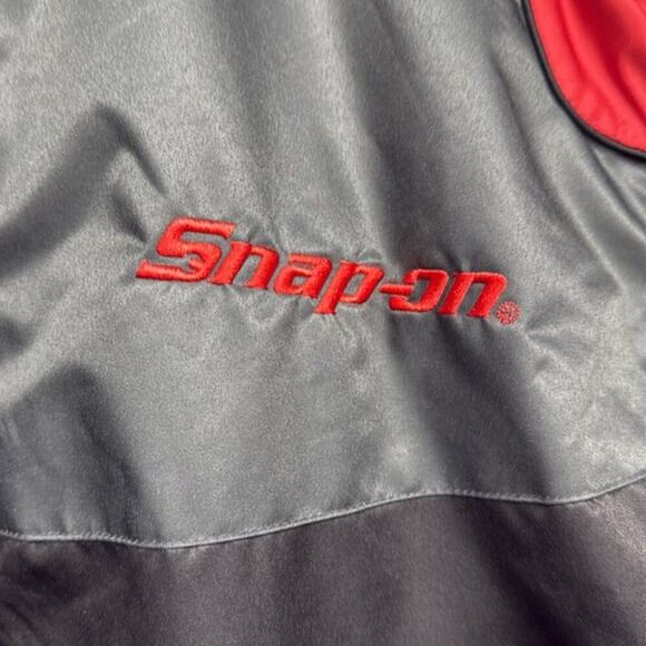 Men's Snap-On Tools Red Black Gray Puffer Winter Jacket Coat Size Large XL - Picture 8 of 13